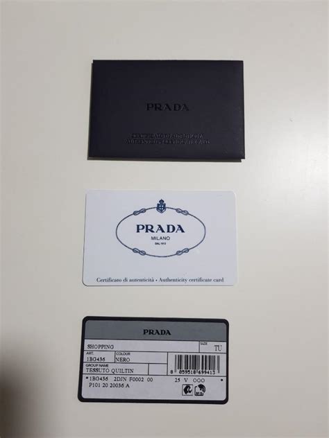 prada authenticity card|authenticity check prada bag.